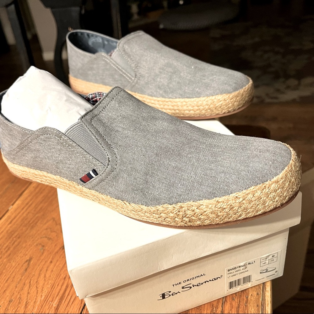 Ben Sherman slip on shoes - men size 10.5 and 11. Brand new